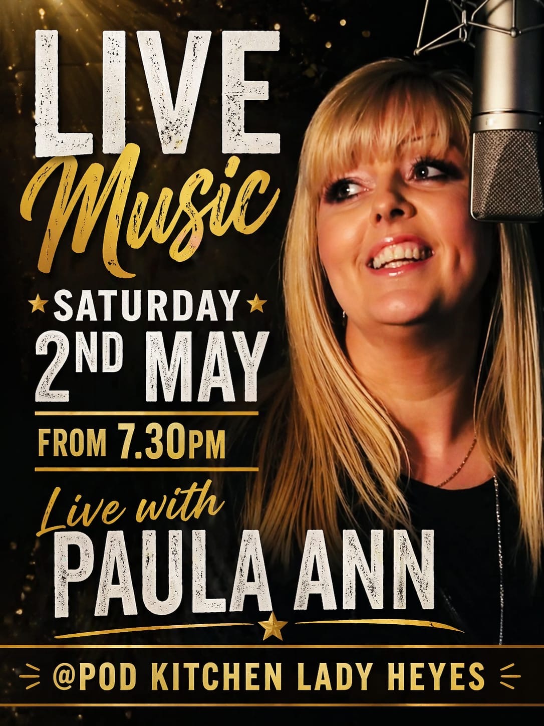 Saturday 2nd May – Paula Ann